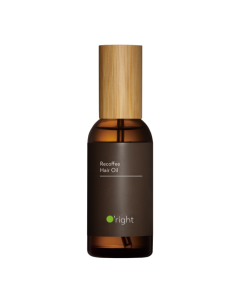 O'right Recoffee Hair Oil 100ml – Bio-Haaröl mit recyceltem Kaffeeöl für geschmeidiges, glänzendes Haar, vegan und nachhaltig verpackt