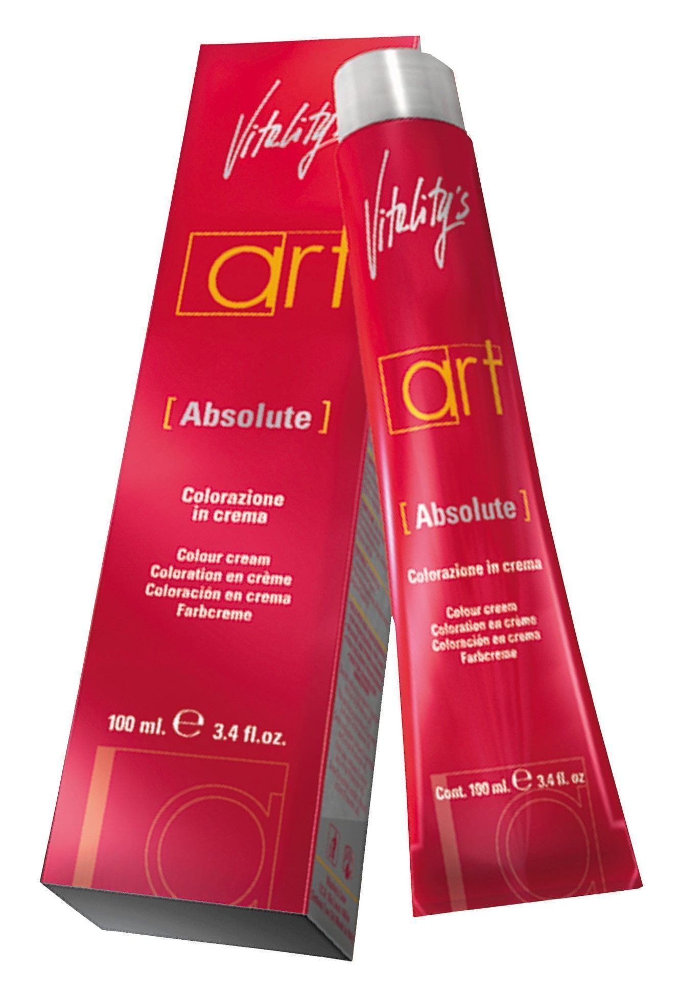 Vitality's Art Haarfarbe 6/03 Dunkelblond Naturgold - 100 Ml, Permanent, Mit Wenig Ammoniak